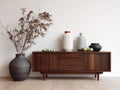 Meuble d'entrée - Bois - 180 x 45 x 75 cm - Marron foncé - Style moderne